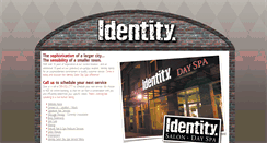 Desktop Screenshot of identitysalondayspa.com
